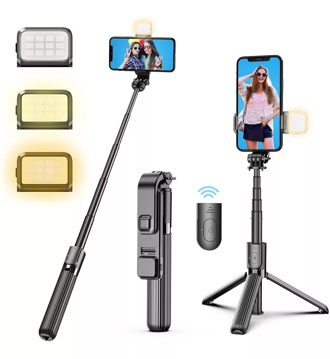 Baston Selfie Stick Tripie Celular Control Remoto Bluetooth