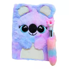 Cuaderno Anotador Infantil Peluche C/ Lapicera Jeg 15222 Color Koala Multicolor