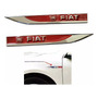 Emblemas Espadines Rojos Adheribles Fiat Punto 2014