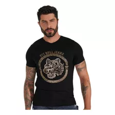 Camiseta Camisa Masculina Básica Gola O Pit Bull Original 