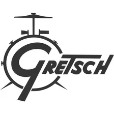 Adesivo Bateria Gretsch Modelo 01 - 25x19cm