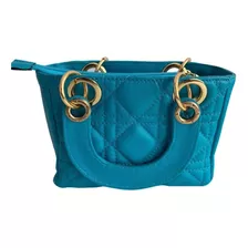 Bolsa Transversal Mini Azul Tiffany