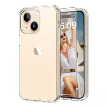 Funda Icedio, Para iPhone 15, Diseño Liso, Transparente