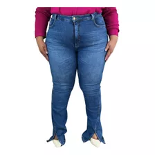 Calça Jeans Feminina Vintage Flare Plus Size
