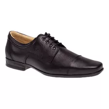 Sapato Social Doctor Shoes Job Com Bolha 1748 Preto