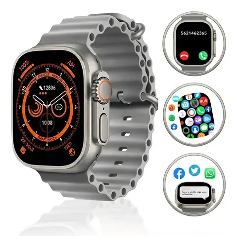 Smartwatch Reloj Inteligente Táctil Deportivo Llamadas/Salud