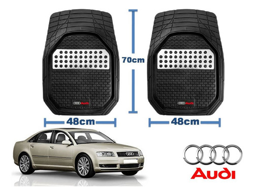 Tapetes 3d Logo Audi + Cubre Volante A8 2002 2003 2004 2005 Foto 4