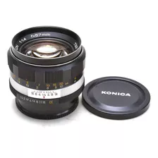 Objetiva Konica Hexanon 57mm F/1.4 - Seminova