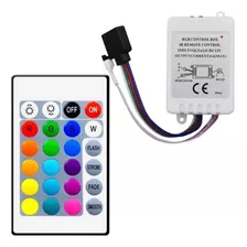 Central Controladora Fita Led Rgb 5050 3528 Controle 12v