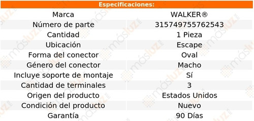 Sensor Posicin Cmp Escape Bmw 323ti L6 2.5l 99/00 Walker Foto 6