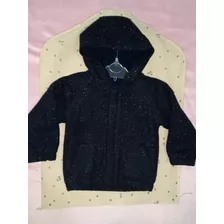 Campera Paño ,forrada En Micropolar , Tipo Tapado. Pioppa 