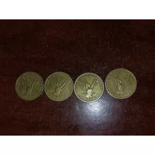 Moneda Chilena Antigua,año 1981,1982,1989 1984 Angél4×40.