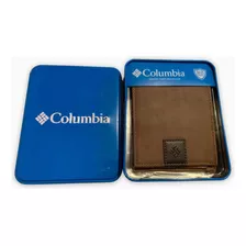 Billetera Hombre Cuero Regalo Columbia Día Del Padre