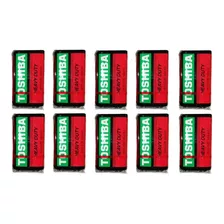 10 Baterias Pilas Toshiba 9v Nuevo 6f22 1604 Heavy Duty