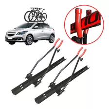 Kit 2 Calhas Transporte De Bike Rack Transbike Teto De Carro