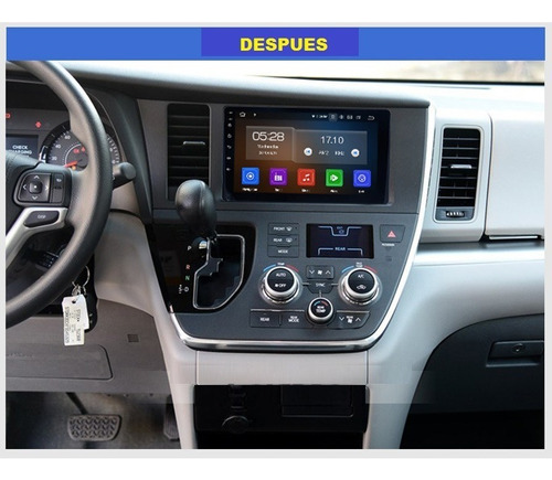 Android Toyota Sienna 2015-2020 Gps Touch Radio Bluetooth Hd Foto 5