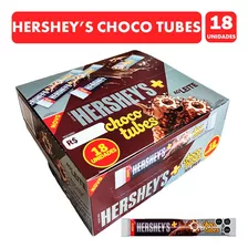 Chocolate Hershey's Choco Tubos (caja Con 18 Unidades)