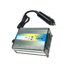 Adaptador Inversor De Corriente P/ Auto 12v A 220v 100w Usb