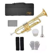 Trompeta Lincoln Winds Dorada Lwtr-1401 En Caja