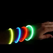 Pulseira Neon Alto Brilho Fluorescente 100un