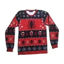 Sudadera Navideña Fullprint Spiderman 2 