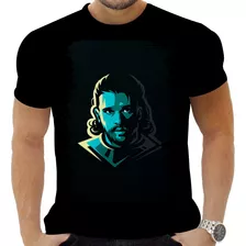 Camiseta Camisa Colorida Arte Jhon Snow Game Of Thrones