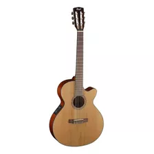 Guitarra Clásica Cort Classic Series Cec5 Para Diestros Natural Glossy High-tech