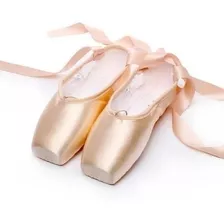 Zapatos De Punta Zapatillas De Ballet De Vendaje Para Niña