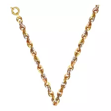 Corrente Ouro 18k Feminina 45cm Colorare 18 Gr + Nota Fiscal