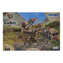 Cubic Exercito Patriot 12 Em 1 555 Pcs - Br1096 Multikids 