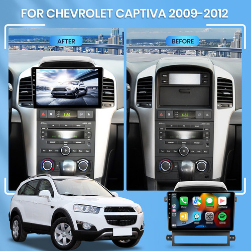 Radio De Coche De 9 Pulgadas Para Chevrolet Captiva 2009-201 Foto 2