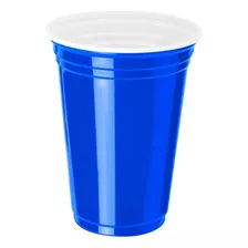 Copo Descartavel Estilo Americano Azul 300ml ( 50un )