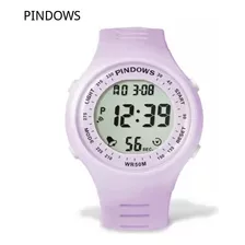 Reloj Led De Silicona Pindows A Prueba De Agua Luminoso