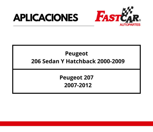 4 Amortiguadores Peugeot 206 Sedan Y Hatchback 2000 2009 Foto 4