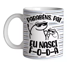 Caneca Personalizada Pais Flork Presente Engraçado Promoção 