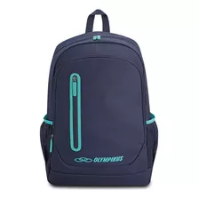 Mochila Olympikus Braze Casual Academia Dia-dia Azul Marinho Cor Marinho-veridian