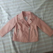 Campera Ecocuero Nena Primark Rosa 