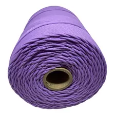 Corda Trançada 3,5mm (seda) Cordaville - Rolo Com 149 Metros Cor Lavanda