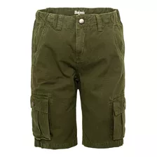 Bermuda Cargo Infantil Verde Militar