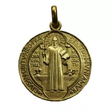 Medalla Oro 10k San Benito #309 Bautizo Comunión 