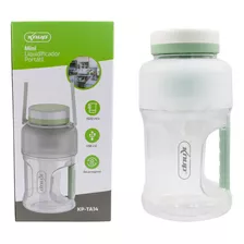 Garrafa Liquidificador Portátil 2 Em 1 1500ml 80w Usb 2.0 