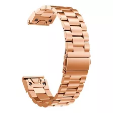 Pulseira Garmin Quikfit 20mm Fênix 5s/5splus/6s Rosegold