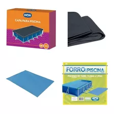 Kit Capa + Forro Para Piscina Premium 7600 Litros - Mor