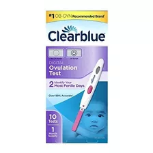 Prueba De Ovulacion Digital Clearblue, 10 Pruebas