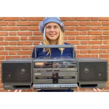 Rádio Gradiente Boom Antigo Usado Toca Disco Box Sucata