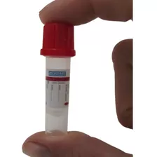 300 Minitubo Vermelho Coleta Sangue Bioquimica Diagnóstico