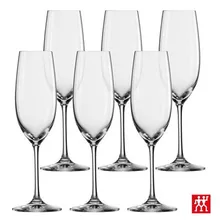 Jogo 6 Tacas Champagne Cristal Ivento 228ml Schott Zwiesel Cor Cristal Tritan Melhor Do Mundo