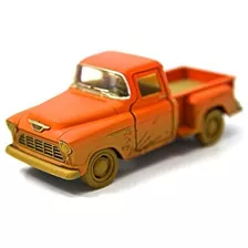 Chevy Stepside Pickup 1955 Naranja Opaco Sucio - Kinsmart 1: