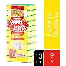 Esponja Bom Bril Esponja Multiuso Unica Pacote X 10