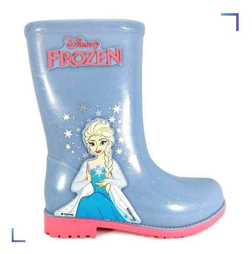 Bota Lluvia Frozen Disney Princesas Niñas Nena Grendene